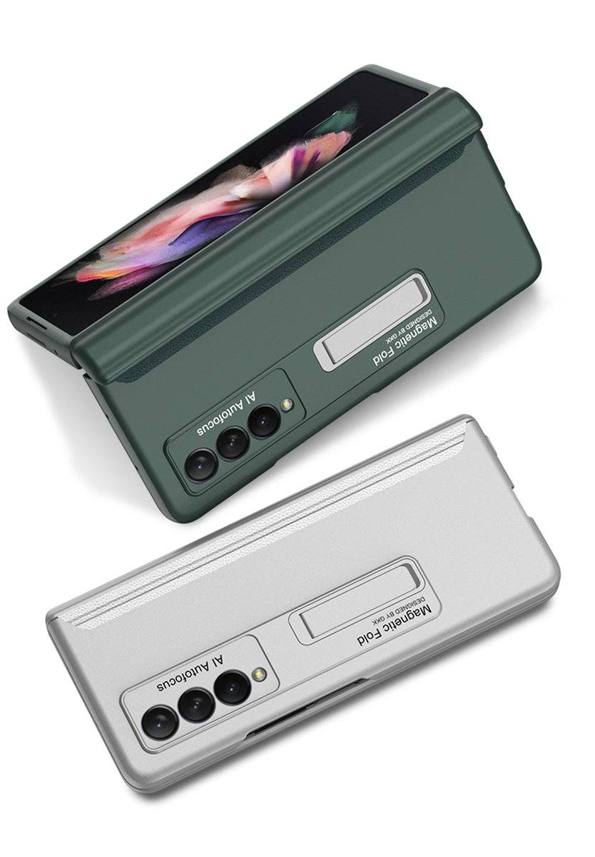 Magnetic Hinge with Stand Case For Samsung Galaxy Z Fold 3 - Premium Mobile Phone Cases from Dressmycell.com - Just $38.00! Shop now at Dressmycell.com Magnetic Hinge with Stand Case For Samsung Galaxy Z Fold 3 - Premium Mobile Phone Cases from Dressmycell.com - Just $38.00! Shop now at Dressmycell.com